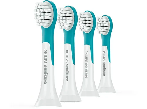 Philips Sonicare For Kids (HX6034/33) - Zahnbürstenkopf für Kinder, fördert gesunde Zahnputzgewohnheiten mit einem sanften und effektiven Putzgefühl.