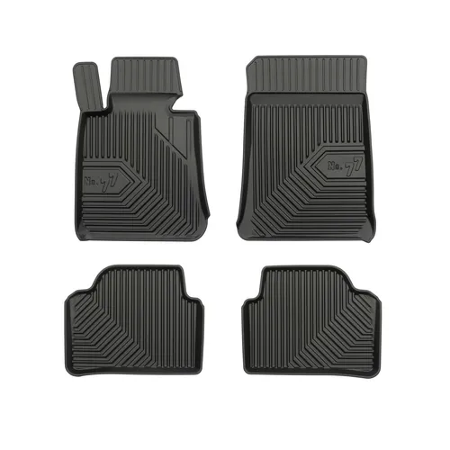 Fußmatten Gummimatten für BMW 3er E90 E91 2004-2012 - 4-teiliges Fußmatten-Set aus langlebigem TPE, wasserfest und rutschfest, für optimalen Schutz im Fahrzeug. Passgenau für BMW 3er E90 E91, einfache Installation und ideal für alle Wetterbedingungen.