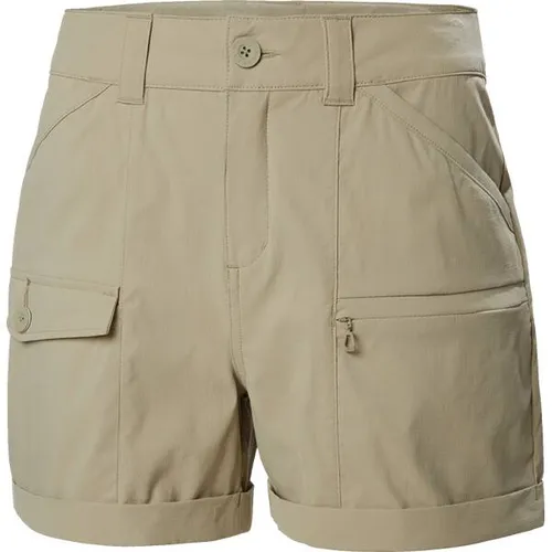 Helly Hansen Damen W Maridalen Shorts, Kieselstein, L EU - Outdoorhosen für Frauen, strapazierfähig und schnelltrocknend, ideal für Abenteuer in der Natur mit femininer Passform und praktischen Taschen.