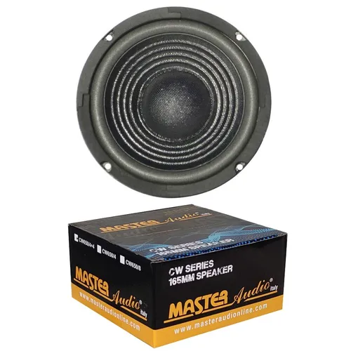 Subwoofer Master Audio Cw650/4+4 - 16,5 CM 120 Watt RMS - Car-HiFi-Lautsprecher mit 16,5 cm Durchmesser und 120 Watt RMS Leistung für kraftvollen Bass in Ihrem Fahrzeug.