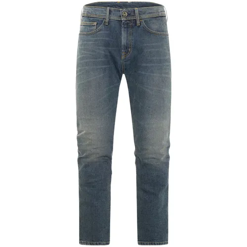 Rokker Motorradhose Hunter - Motorrad Jeans mit Knieprotektoren, Blau 34 | 36/34 - Motorradhosen für Sportfahrer, ausgestattet mit Knieprotektoren für optimalen Schutz und Komfort auf der Straße.
