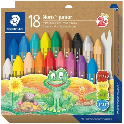 STAEDTLER Wachsmalkreide Noris junior 18er-Set retail