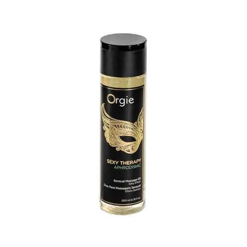 Orgie - Sexy Therapy Aphrodisiakum - 100% pflanzliche Öle mit süßer Traube und Arganöl für sinnliche Massagen. Ideal für besondere Momente, sorgt für eine seidige Haut und ein angenehmes Erlebnis.