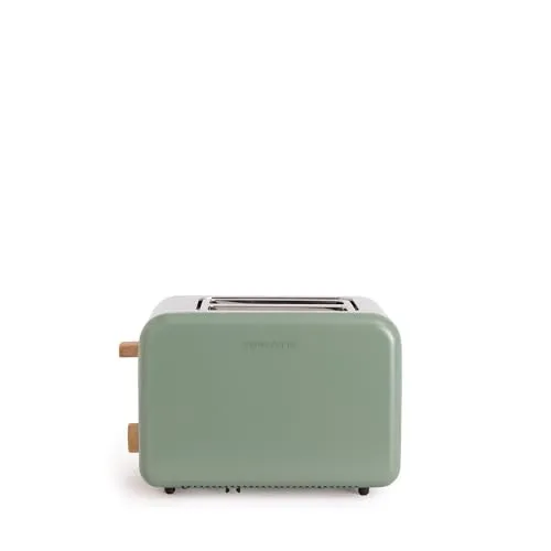 CREATE/TOAST RETRO Toaster Salbeigrün mit 6 Leistungsstufen