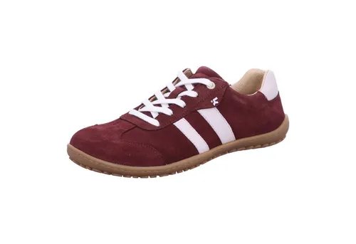 Koel 25L024 301 261 Rote Schnürschuhe Gr. 36 - Stylische rote Schnürschuhe aus atmungsaktivem Rauleder, ideal für den täglichen Gebrauch. Flache Absatzform und hochwertige Verarbeitung sorgen für Komfort und Langlebigkeit.