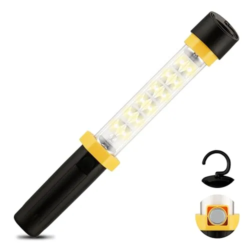 REV 0090930903 LED Arbeitsleuchte - Akkubetrieben für maximale Flexibilität - Arbeitsleuchte mit leistungsstarker LED, akkubetrieben für kabellosen Einsatz überall, ideal für Werkstatt und Baustelle.