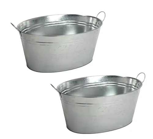 2x Zinkwanne Getränkekühler 24l von BURI