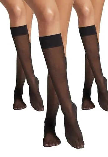 Wolford Satin Touch Knee-Highs Set (3 units) von Wolford