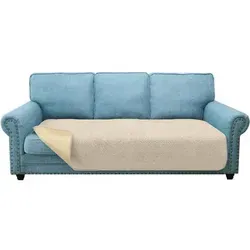 Sitzkissenbezug für 3-Sitzer Sofa in Beige – Rutschfest & Pflegeleicht - Schütze dein 3-Sitzer Sofa mit diesem rutschfesten Sitzkissenbezug in Beige. Ideal für Haustierbesitzer, pflegeleicht und maschinenwaschbar. Verleiht deinem Sofa ein frisches Aussehen und sorgt für Komfort im Alltag.