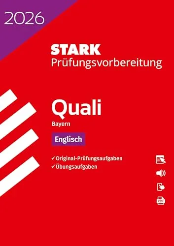 STARK Englisch 9. Klasse - Quali Mittelschule 2026 Bayern - Prüfungsvorbereitung (Abschlussprüfungen)