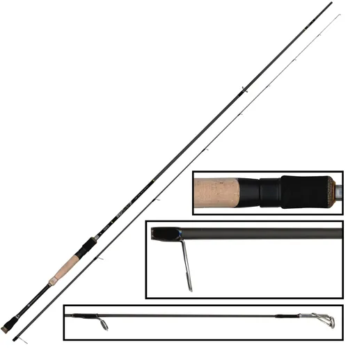 Seika Pro Wild Spirit Spinnrute 2,60m - Ideal zum Barschangeln - Angelrute für Süßwasserangeln, leicht mit nur 121 g, perfekt für präzise Würfe und schnelle Aktionen beim Barschangeln.