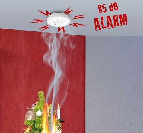 NEU Rauchmelder fotoelektrisch mit 10-Jahres-Batterie von VisorTech