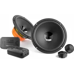 Hertz DSK165.3 - Hochwertiges 16,5cm Auto-Lautsprecher Komposystem - Car-HiFi-Lautsprecher mit 80 W RMS Leistung, ideal für beeindruckenden Sound in Ihrem Fahrzeug. Kompakte Bauweise für einfache Installation.