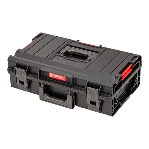 Qbrick System Werkzeugkoffer Werkzeugkasten Leer Werkzeugkiste Box Behälter ONE 200 2.0 Vario Schwarz 585x 385 x 171 mm
