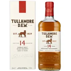 Tullamore D.E.W. 14 Jahre Single Malt Irish Whiskey in Geschenkbox