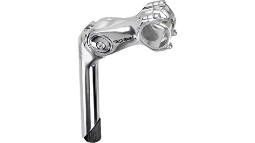 Ergotec Lenkervorbau Octopus 2 - 90mm Silber - Verstellbarer Lenkervorbau für optimale Ergonomie, ideal für jeden Fahrradfahrer. Robustes Aluminium, 0° bis +50° Neigungsverstellung für individuelle Anpassung.