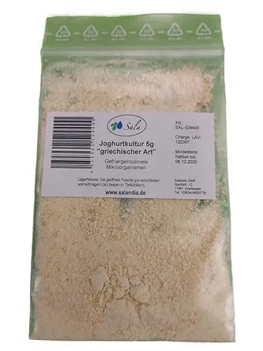 Sala Joghurtkultur griechische Art Starterkultur konv. (5 g Beutel)