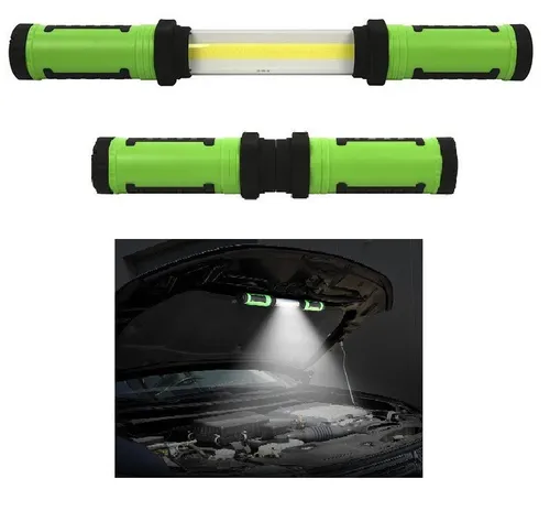 Ausziehbare COB LED Arbeitsleuchte 1000 lumen mit Magnet + Haken ohne Batterien