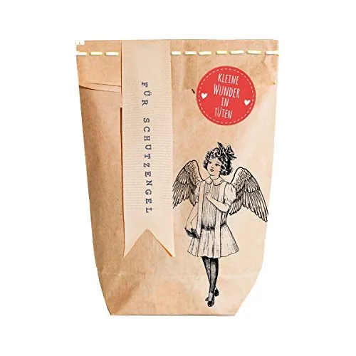 Wunderle Wundertüte Wundertüte für Schutzengel, Mitbringsel, Geschenk, Geschenkidee Autoführerschein, Geburt, Taufe