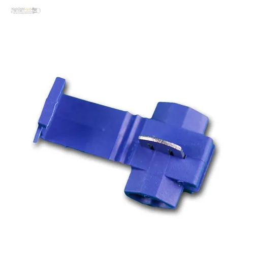 Stromdiebe Abzweigverbinder Blau für 1,5-2,5mm² Litze Kabel, Schnellverbinder 10