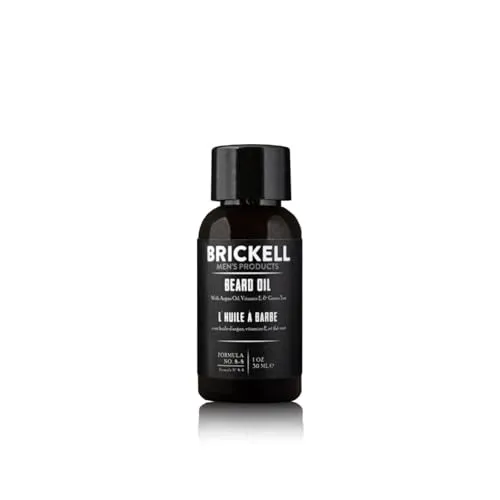 Brickell Men’s Bartöl für Männer – 30 ml – Natürlich und Organisch