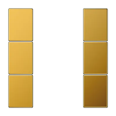 Jung eNet Tastensatz 3fach (goldfarben) in gold von Jung