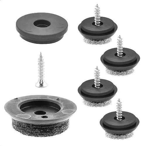 Wagner QuickClick® Filzgleiter Möbelgleiter Stuhlgleiter 4er-Set zum Anschrauben