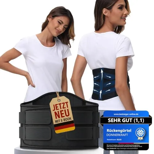 DONNERKRAFT Bauch- und Rückenstützgürtel