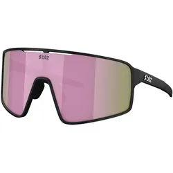 Bliz P001 Sonnenbrille 2025 - Matte Black/Brown Pink Multicolor - Sportbrillen für Unisex, ideal für Outdoor-Aktivitäten mit UV-Schutz und stylishem Design.
