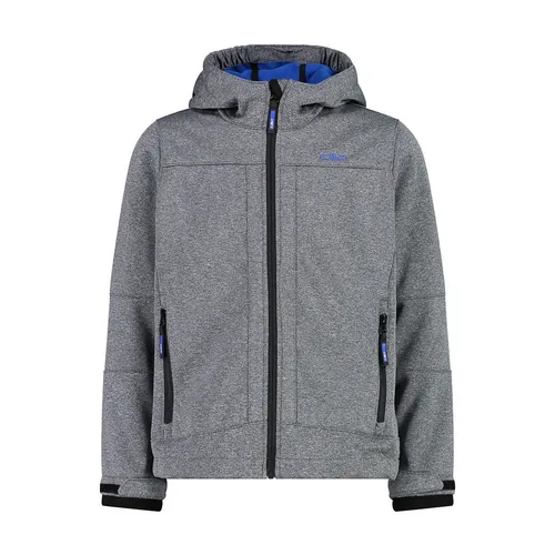 CMP Softshelljacke Grau Größe 152 für Kinder - Funktionsjacken für Kinder mit ClimaProtect-Technologie, wasserdicht und atmungsaktiv für besten Komfort bei Outdoor-Aktivitäten.