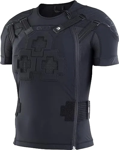 Evoc Protector Jacket Pro 2024 - Motorradjacke mit LITESHIELD FLEX Technologie für maximalen Aufprallschutz und hervorragende Bewegungsfreiheit. Hoch atmungsaktiv, leicht und aus recyceltem Nylon, ideal für jeden Trail und Park.