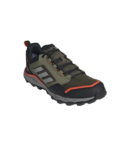 adidas Terrex Tracerocker 2 Gore-Tex Damen Laufschuhe - Kaki - 45.1/3 - Laufschuhe für Damen, ideal für Trails mit wasserdichter Gore-Tex-Technologie für optimalen Schutz bei jedem Wetter.