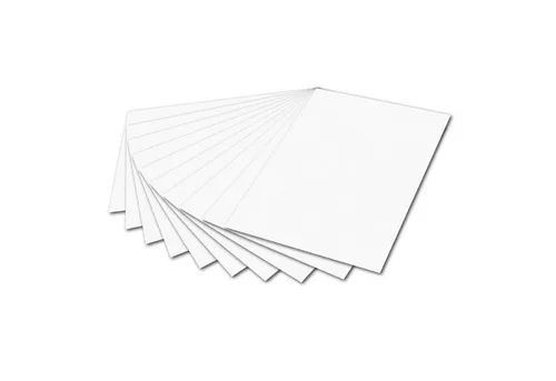 itenga Bastelkartonpapier itenga Fotokarton, 100 x 70 cm, 300 g/qm weiß, DIN B1