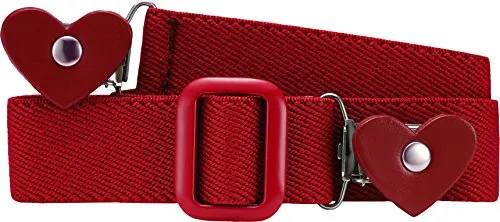 Playshoes Elastik-Gürtel Herz-clip Uni Unisex Kinder, Rot Herz ,116-140