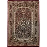 Novel Webteppich Marrakesh, Rot, 120x170 cm - Teppiche & Böden, Moderner orientalischer Teppich, schmutzabweisend und für Fußbodenheizung geeignet – ideal für Allergiker und pflegeleicht.