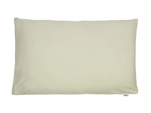 beties BasicSoft Kissenhülle ca. 40x60 cm 100% Baumwolle Jersey Kissenbezug Kopfkissenbezug für Schlaf-Sofa Couch Bett - saatpearl-beige