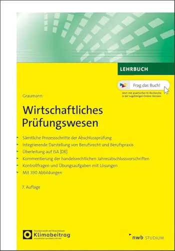 Wirtschaftliches Prüfungswesen (NWB Studium Betriebswirtschaft) - Recht und Betriebswirtschaft vereint, ideal für angehende Prüfer und Wirtschaftsfachleute, um fundierte Kenntnisse zu erwerben.
