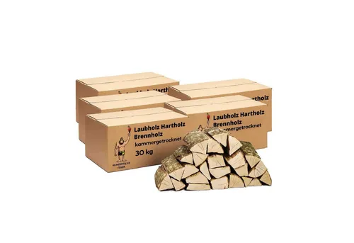 Neandertaler Feuer Kaminholz Brennholz Grillholz Hartholz Feuerholz Holz für Grill Kamin Firewood, 150 kg