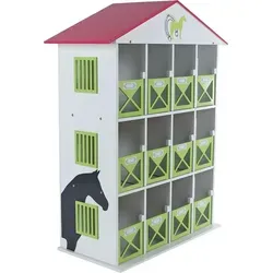Kids Globe Paarden Opbergbox met 12 Boxen
