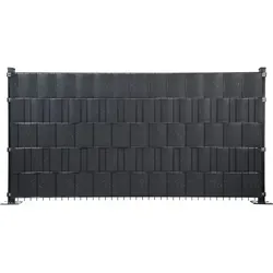 Floraworld Sicht- und Windschutz Comfort 5er Set, Anthrazit