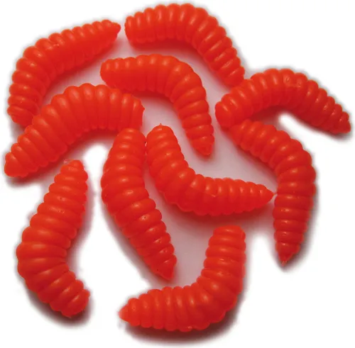 Behr künstl.Bienenmaden japanrot (10 Stück)