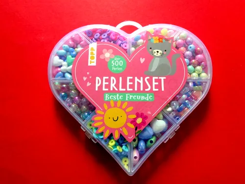 Perlenset Beste Freunde über 500 PERLEN frechverlag ab 5 Jahren