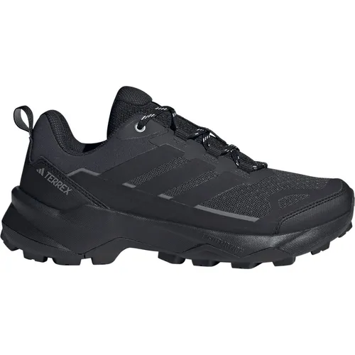 Wanderschuh ADIDAS TERREX SKYCHASER AX5 - Sportliche Wanderschuhe mit LIGHTMOTION EVA-Zwischensohle für hohen Tragekomfort und optimale Dämpfung auf unebenem Gelände. Strapazierfähiges Obermaterial und ContinentalTM Gummiaußensohle für besten Grip.
