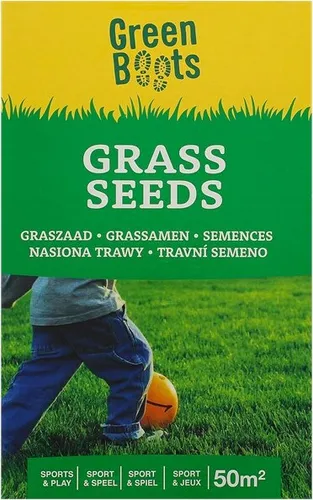 Grüne Stiefel Grassamen für Sport & Spiel