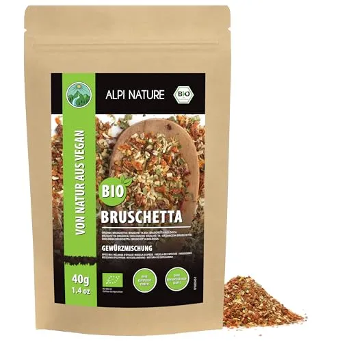Alpi Nature Bruschetta Gewürzmischung BIO 40g, Bruschetta Gewürz bio