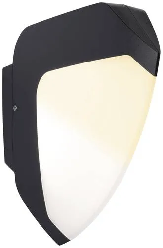 Paulmann Ikosea 94516 LED-Außenwandleuchte 4.4W Anthrazit - Insektenfreundliche Außenwandleuchte mit Zigbee-Funktion zur individuellen Lichtsteuerung. Ideal für Carports und Garagen, bietet Platzersparnis und smarte Lichtanpassung.