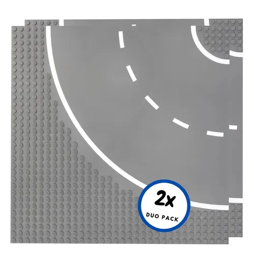 Open Bricks Streetplate 32x32 curve, 2 Stück