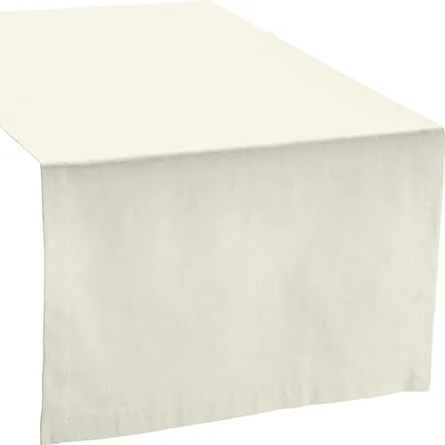 REDBEST Tischläufer Tulsa Baumwolle Creme Größe 50x150 cm
