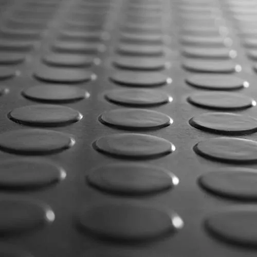 1m² Noppenmatte, 1,2 x 0,83m, Stärke: 3mm, Schwarz von Nord-Industriegummi