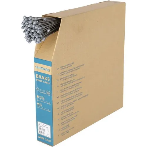 SHIMANO Y80098521 Bremszüge & -hüllen, Silber - Bremszüge, Hüllen & Führungen, 1.6 mm dick, ideal für präzise Bremskontrolle und hohe Sicherheit beim Radfahren.